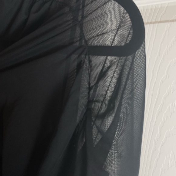 ZARA COMBINED DRAPED MIDI DRESS - Black Woman’s Size medium - Picture 7 of 15